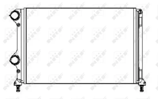 Kühler, Motorkühlung NRF 53245A Bild Kühler, Motorkühlung NRF 53245A