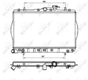 Kühler, Motorkühlung NRF 53262