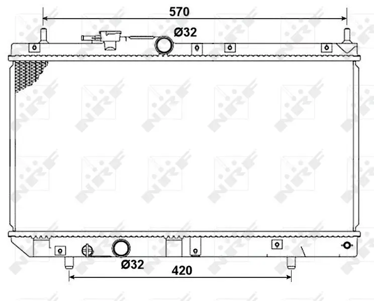 Kühler, Motorkühlung NRF 53277