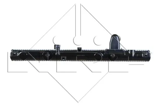 Kühler, Motorkühlung NRF 53285 Bild Kühler, Motorkühlung NRF 53285