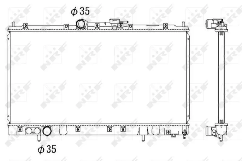 Kühler, Motorkühlung NRF 53312