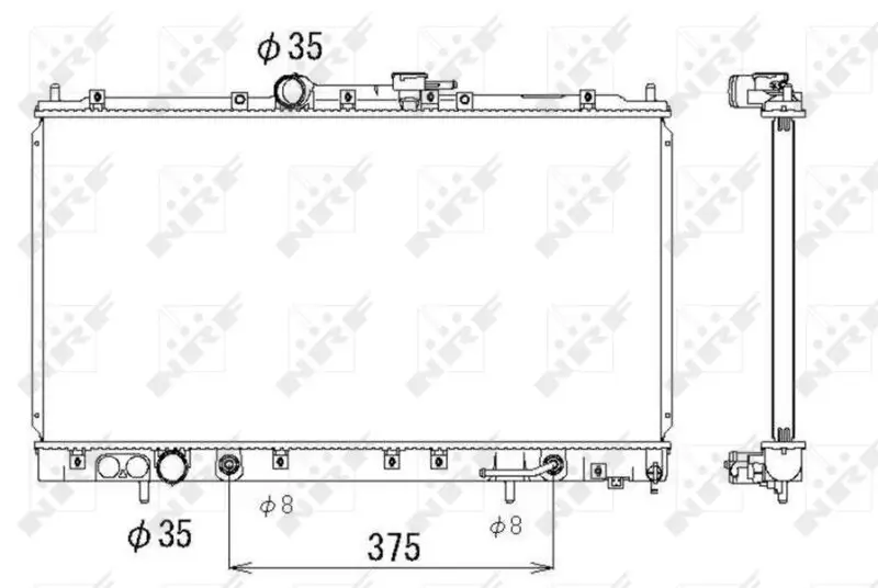 Kühler, Motorkühlung NRF 53313