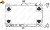 Kühler, Motorkühlung NRF 53317 Bild Kühler, Motorkühlung NRF 53317