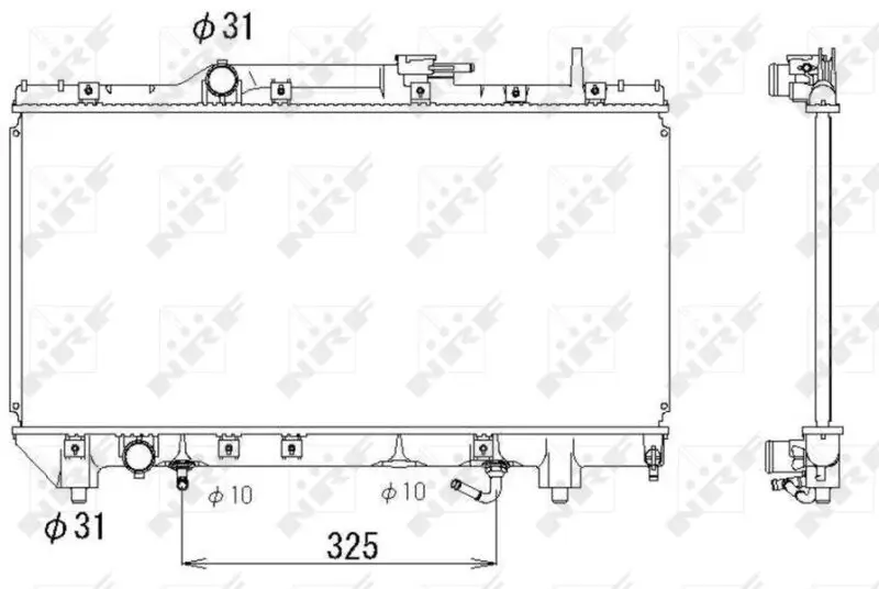 Kühler, Motorkühlung NRF 53336