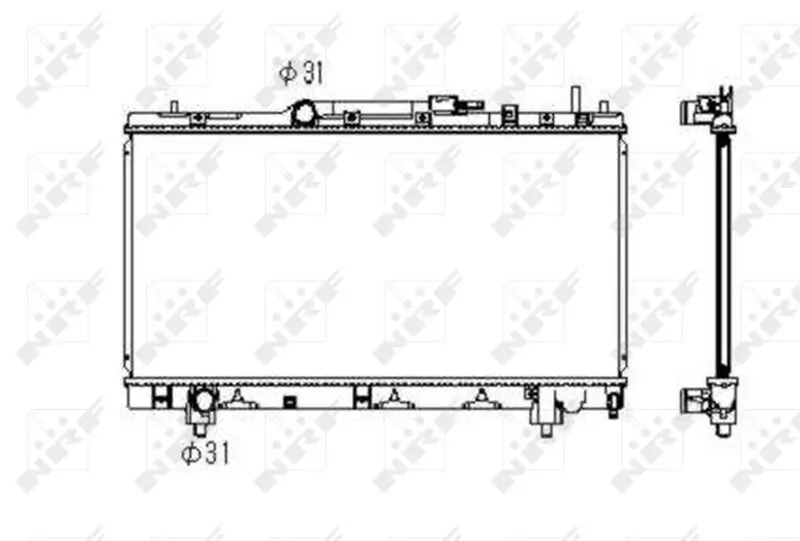 Kühler, Motorkühlung NRF 53347
