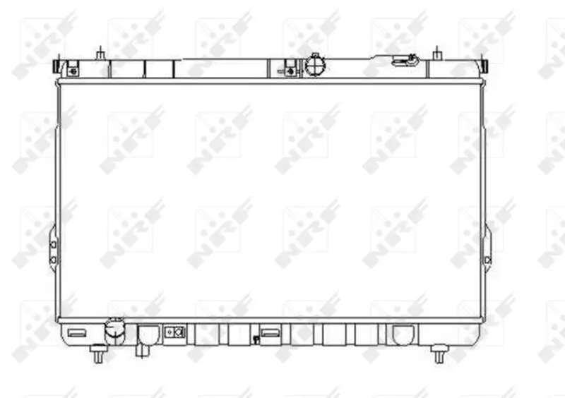 Kühler, Motorkühlung NRF 53358