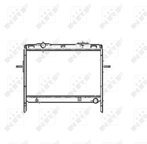 Kühler, Motorkühlung NRF 53370 Bild Kühler, Motorkühlung NRF 53370