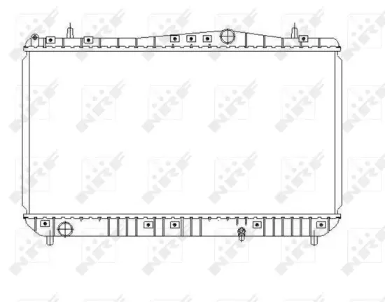 Kühler, Motorkühlung NRF 53384 Bild Kühler, Motorkühlung NRF 53384