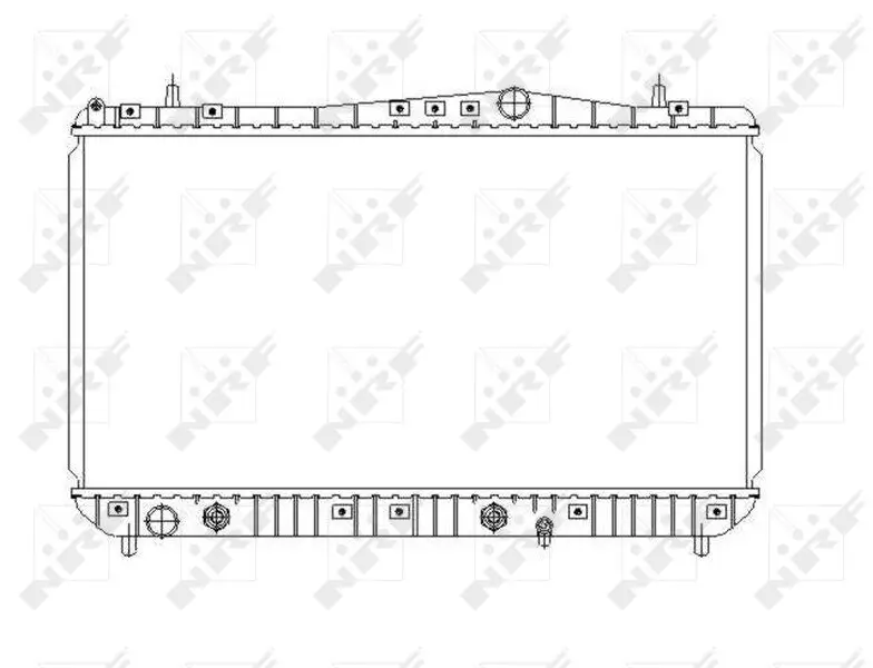 Kühler, Motorkühlung NRF 53385