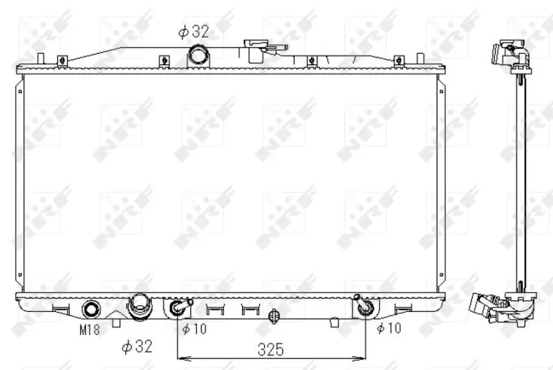 Kühler, Motorkühlung NRF 53391