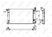 Kühler, Motorkühlung NRF 53395