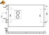 Kühler, Motorkühlung NRF 53406 Bild Kühler, Motorkühlung NRF 53406