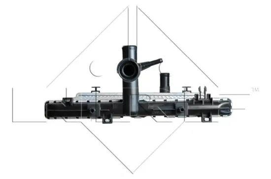 Kühler, Motorkühlung NRF 53459 Bild Kühler, Motorkühlung NRF 53459