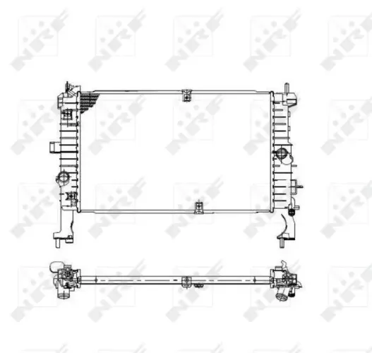 Kühler, Motorkühlung NRF 53475 Bild Kühler, Motorkühlung NRF 53475