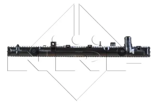 Kühler, Motorkühlung NRF 53506 Bild Kühler, Motorkühlung NRF 53506