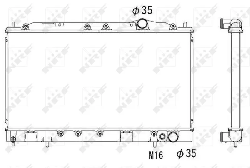 Kühler, Motorkühlung NRF 53521