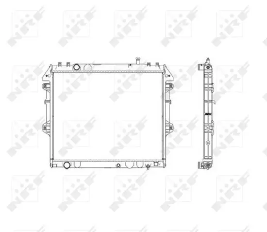 Kühler, Motorkühlung NRF 53541 Bild Kühler, Motorkühlung NRF 53541