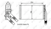 Wärmetauscher, Innenraumheizung NRF 53554 Bild Wärmetauscher, Innenraumheizung NRF 53554