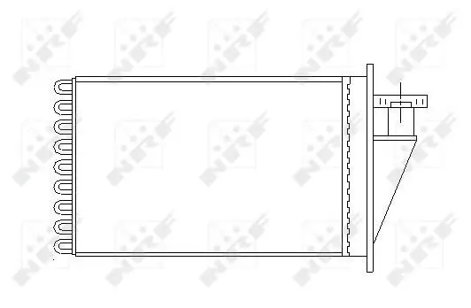 Wärmetauscher, Innenraumheizung NRF 53565 Bild Wärmetauscher, Innenraumheizung NRF 53565