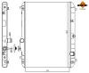 Kühler, Motorkühlung NRF 53582A Bild Kühler, Motorkühlung NRF 53582A