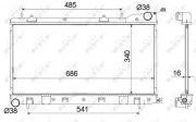 Kühler, Motorkühlung NRF 53595