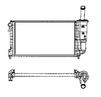 Kühler, Motorkühlung NRF 53606 Bild Kühler, Motorkühlung NRF 53606
