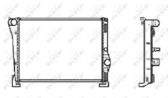 Kühler, Motorkühlung NRF 53615 Bild Kühler, Motorkühlung NRF 53615