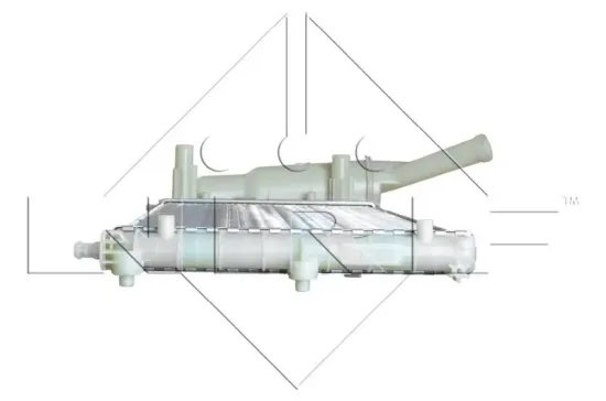 Kühler, Motorkühlung NRF 53619 Bild Kühler, Motorkühlung NRF 53619