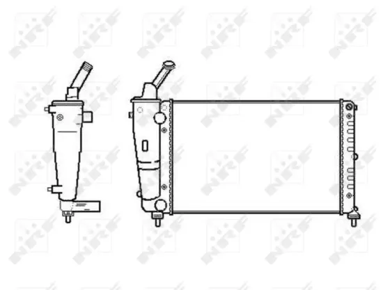 Kühler, Motorkühlung NRF 53620 Bild Kühler, Motorkühlung NRF 53620