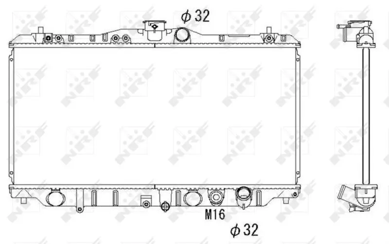 Kühler, Motorkühlung NRF 536352
