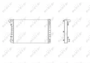 Kühler, Motorkühlung NRF 53665