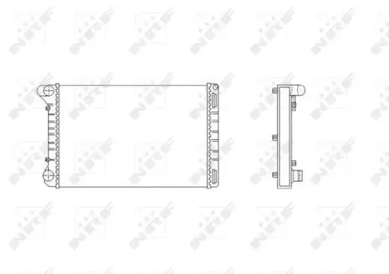Kühler, Motorkühlung NRF 53665 Bild Kühler, Motorkühlung NRF 53665