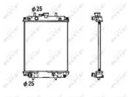 Kühler, Motorkühlung NRF 53674