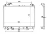 Kühler, Motorkühlung NRF 53702 Bild Kühler, Motorkühlung NRF 53702
