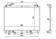 Kühler, Motorkühlung NRF 53702