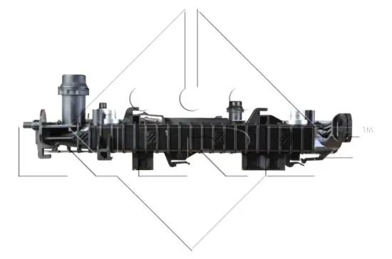 Kühler, Motorkühlung NRF 53719 Bild Kühler, Motorkühlung NRF 53719