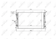 Kühler, Motorkühlung NRF 53743