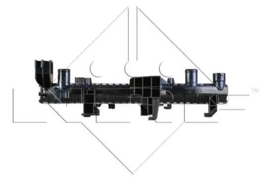 Kühler, Motorkühlung NRF 53796 Bild Kühler, Motorkühlung NRF 53796