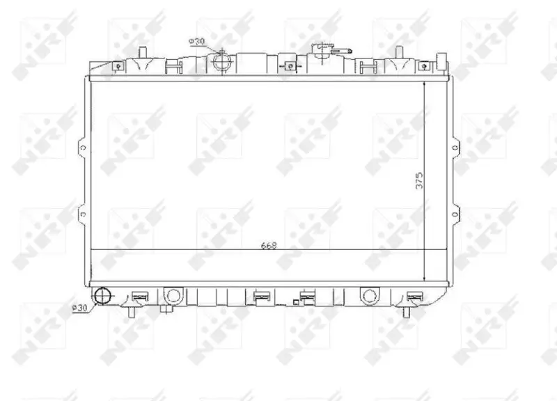 Kühler, Motorkühlung NRF 53819