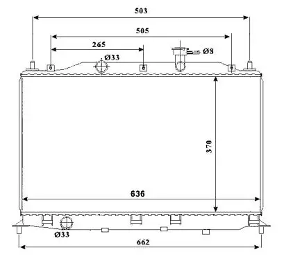 Kühler, Motorkühlung NRF 53822