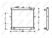 Kühler, Motorkühlung NRF 53831