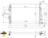 Kühler, Motorkühlung NRF 53843A Bild Kühler, Motorkühlung NRF 53843A