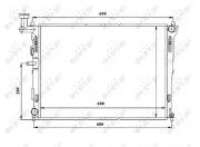 Kühler, Motorkühlung NRF 53845
