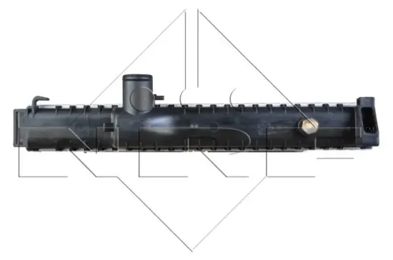 Kühler, Motorkühlung NRF 53897 Bild Kühler, Motorkühlung NRF 53897