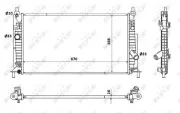 Kühler, Motorkühlung NRF 53905