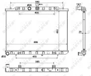 Kühler, Motorkühlung NRF 53911