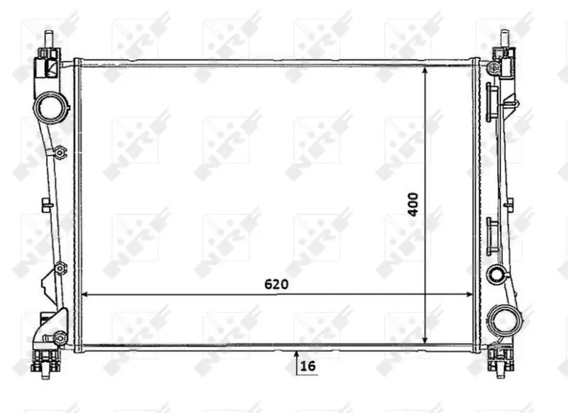 Kühler, Motorkühlung NRF 53935