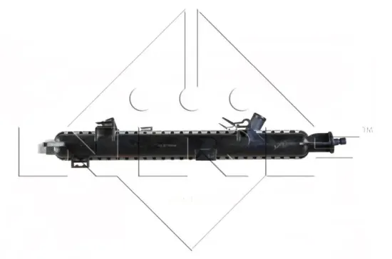 Kühler, Motorkühlung NRF 53969 Bild Kühler, Motorkühlung NRF 53969