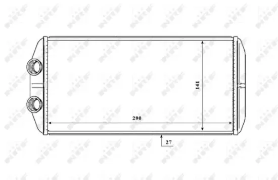 Wärmetauscher, Innenraumheizung NRF 54210 Bild Wärmetauscher, Innenraumheizung NRF 54210