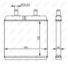 Wärmetauscher, Innenraumheizung NRF 54214 Bild Wärmetauscher, Innenraumheizung NRF 54214